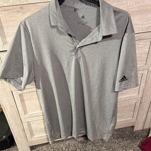 Adidas Men's Golf Polo Shirt in Heather Gray